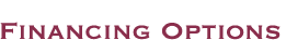 Financing Options